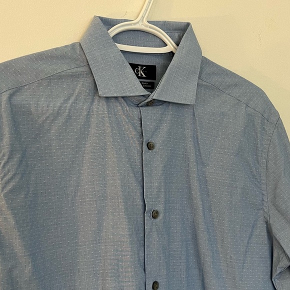 👔 Calvin Klein Dress Shirt Slim Fit Stretch Extensible - Picture 6 of 7